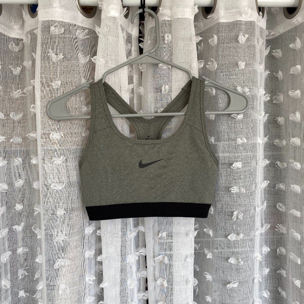 Grey Nike Sports Bra